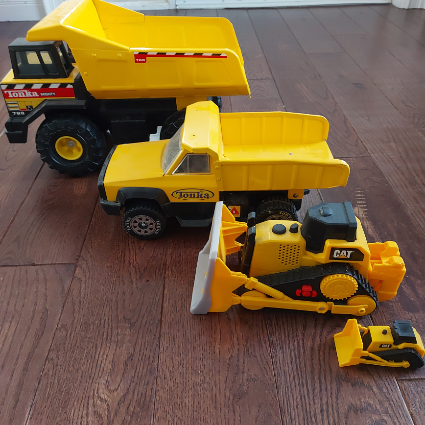 Tonka Steel dump truck set