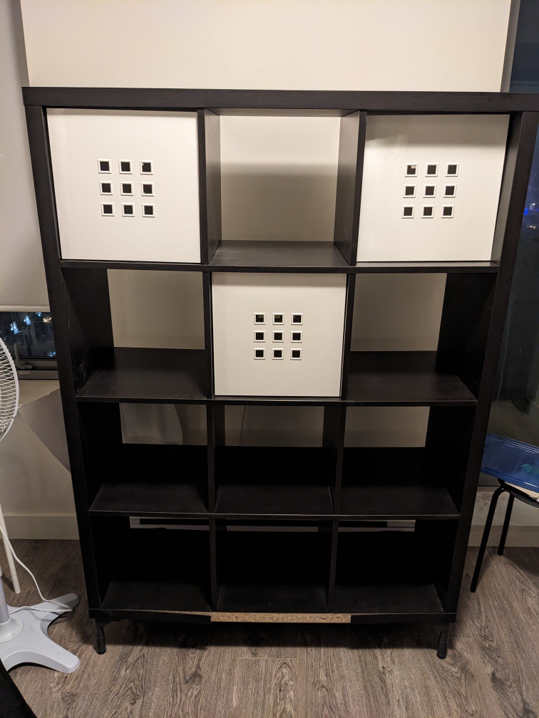 Free IKEA Kallax Shelving Unit
