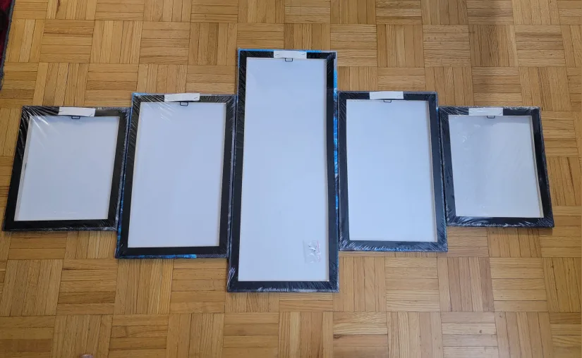 Fantasy Dragon Undersea Canvas Wall Art 50"x24", 5 pcs image indicator(3)