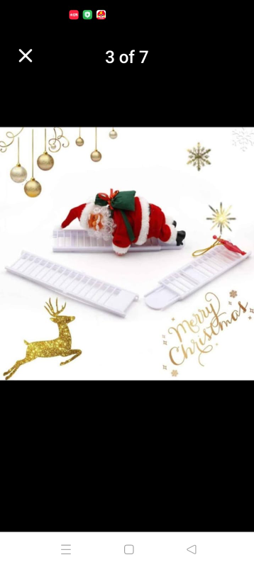 Singing and Climbing Santa Claus Christmas Decoration - photo 2