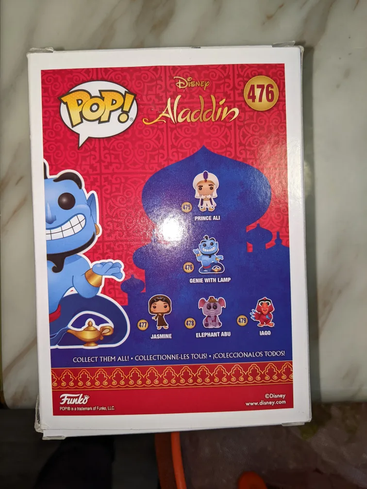 Funko Pop! Disney Aladdin Genie with Lamp #476 #ThriftyPicks image indicator(2)