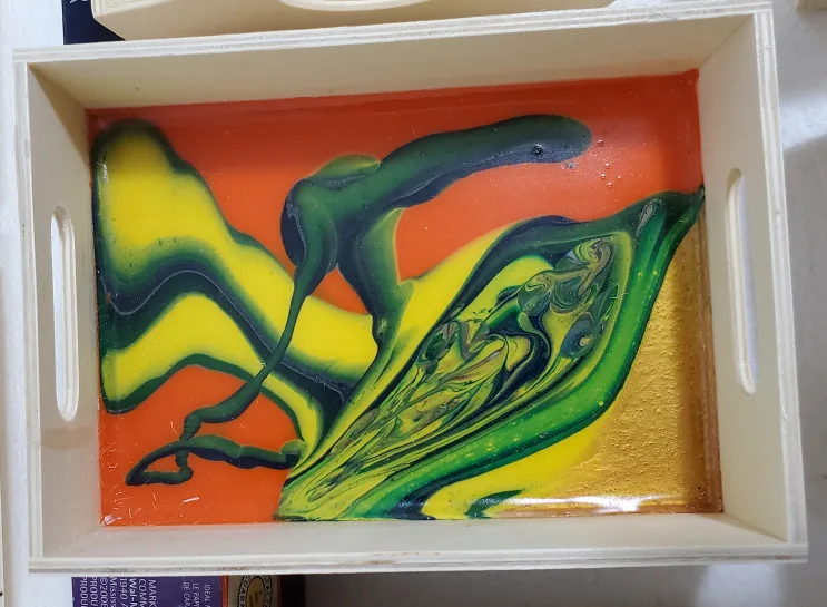 Hand Painted Wooden Accessory Trays $1 each image indicator(4)