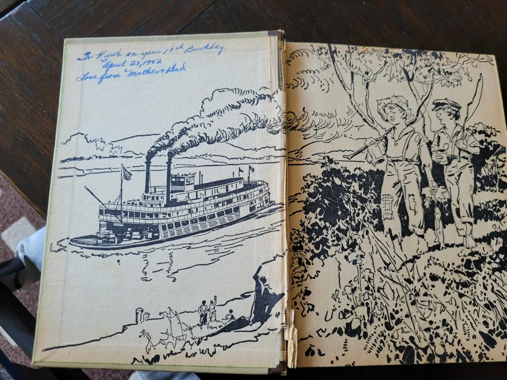 Vintage The Adventures of Tom Sawyer Book image indicator(4)