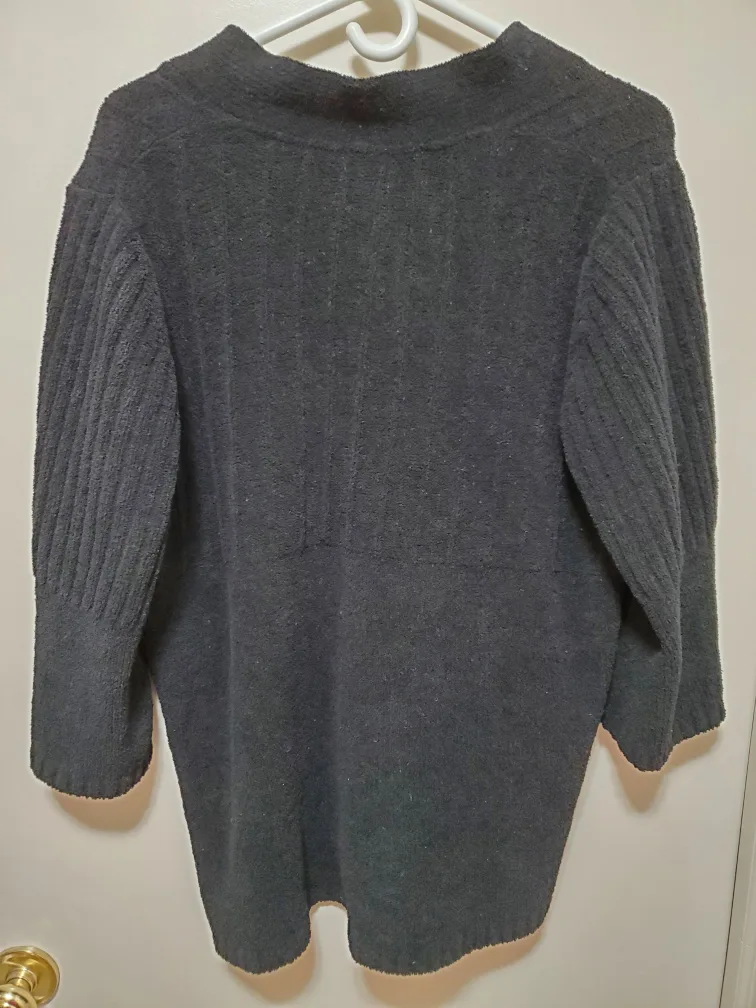 Denver Hayes Black Cardigan Sweater Size XL image indicator(4)