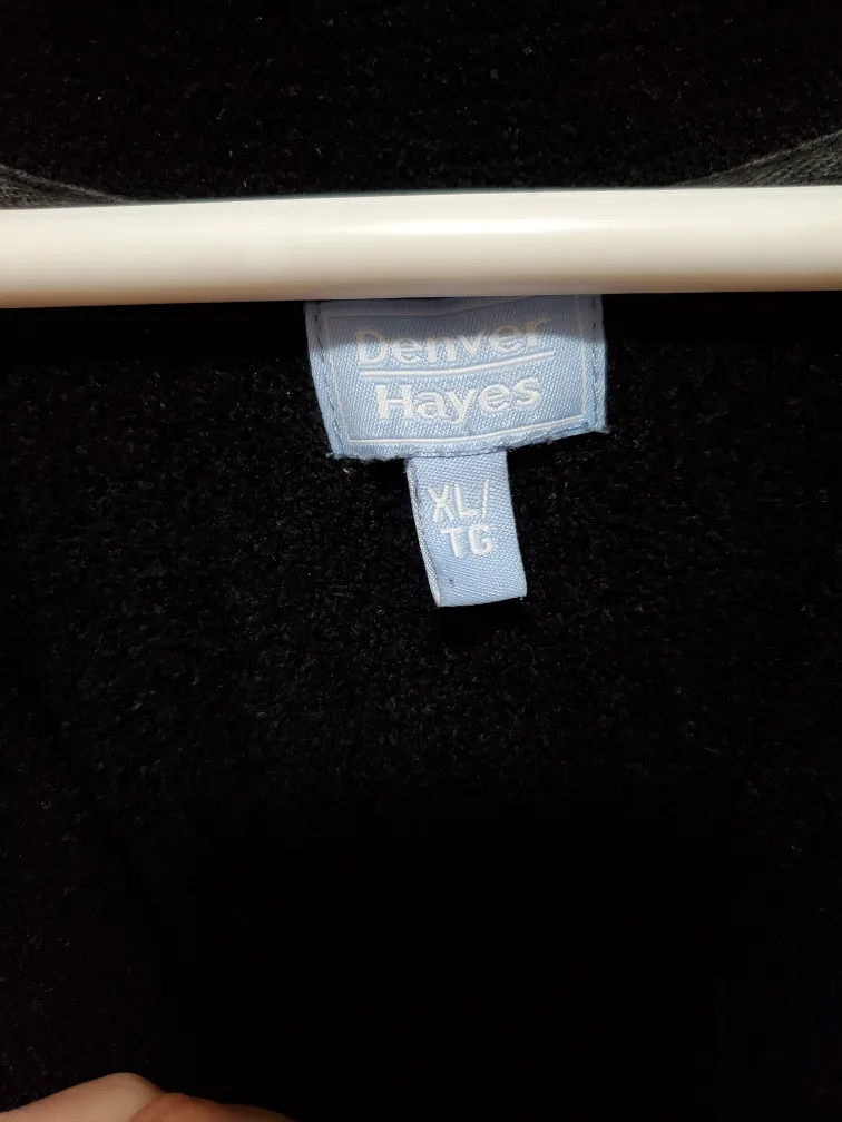 Denver Hayes Black Cardigan Sweater Size XL image indicator(5)