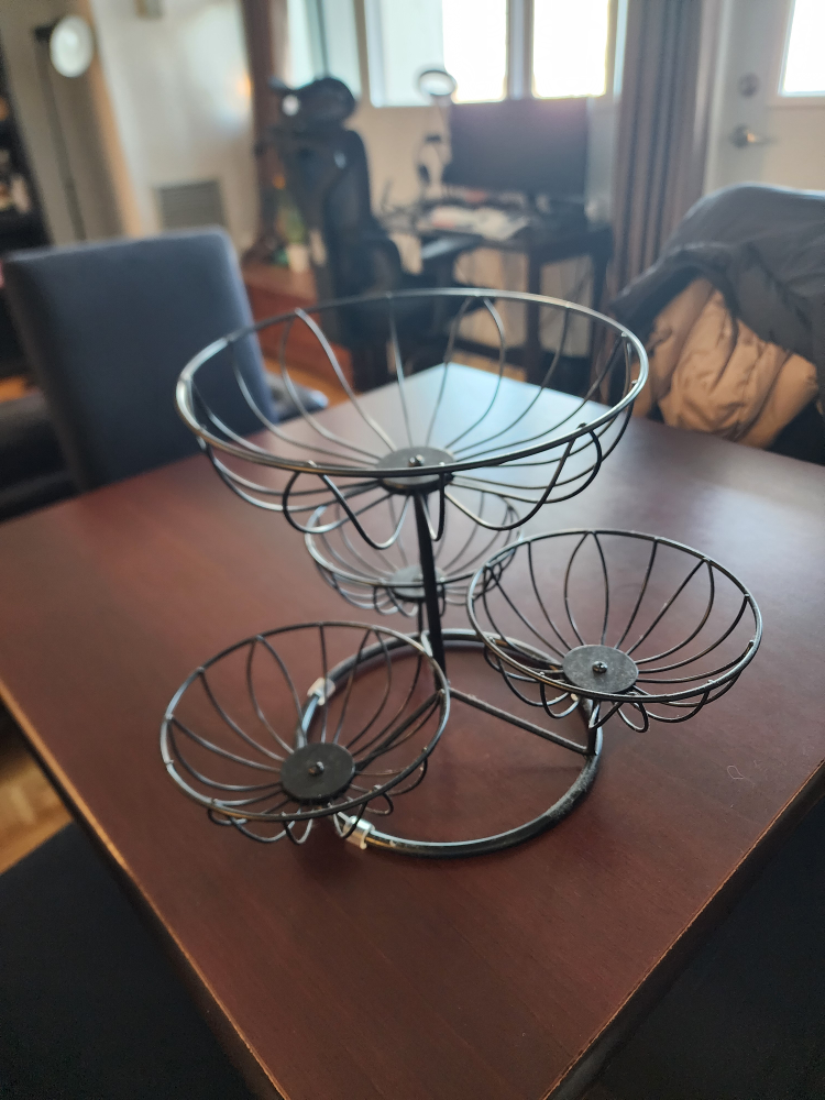 Three Tier Wire Fruit Basket