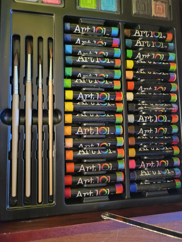 Art 101 Art Set in Wooden Case - photo 3