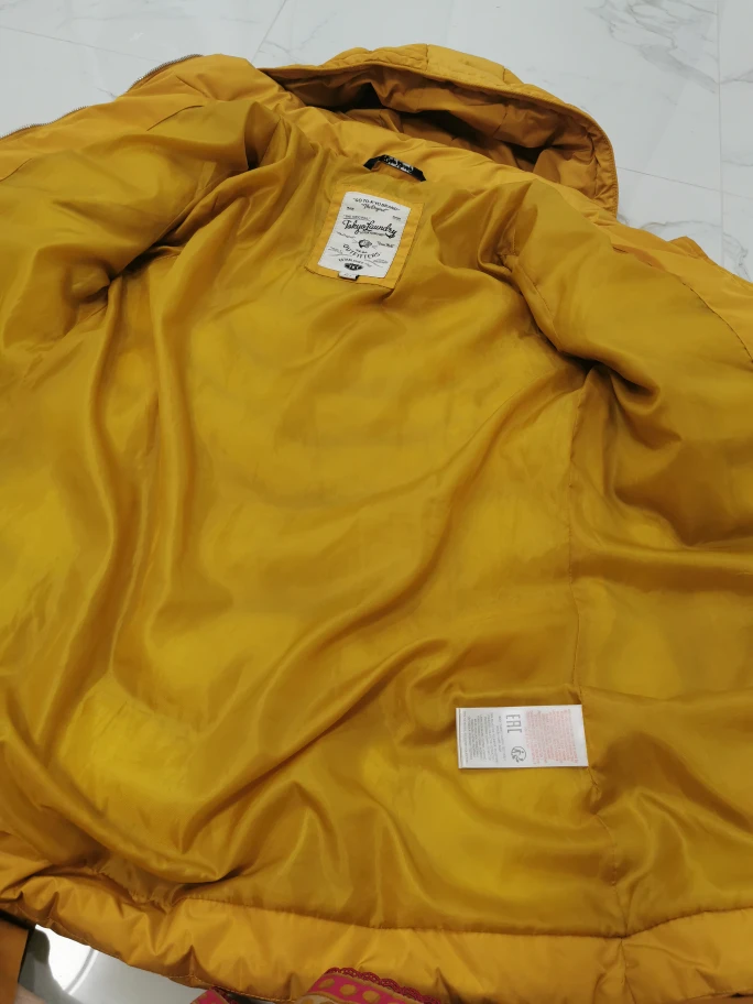 Tokyo Laundry Women's Yellow Puffer Jacket