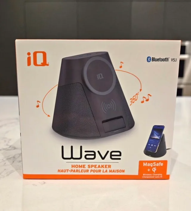Brand New iQ Wave Home Speaker with MagSafe Charging thumbnail