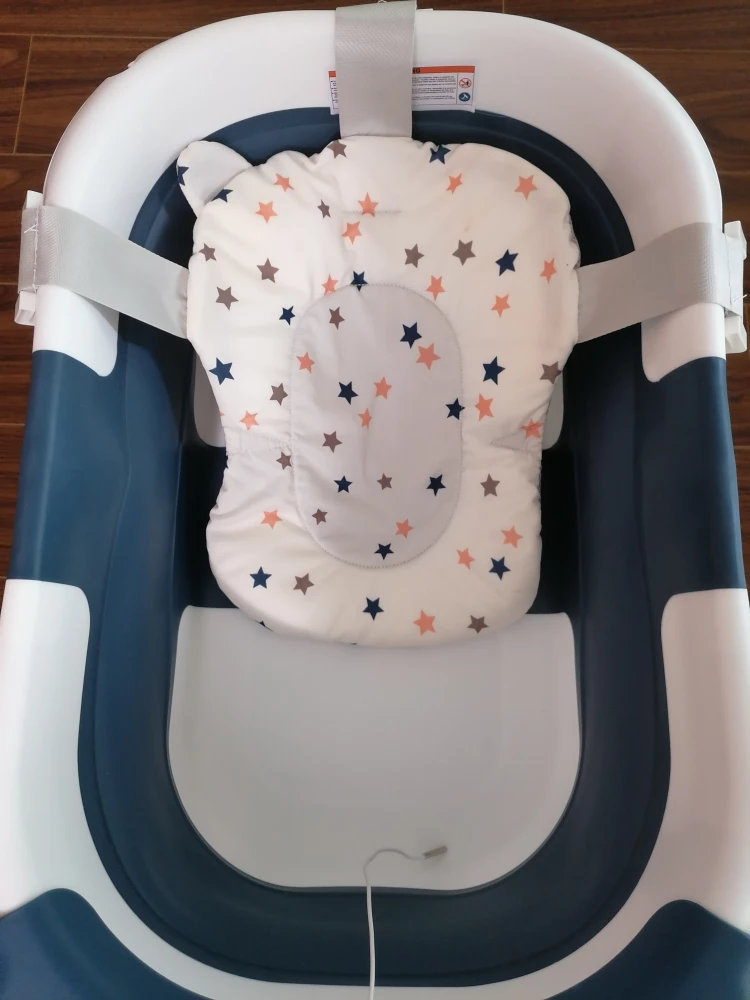 Baby Bath Tub with Thermometer and Support - photo 2