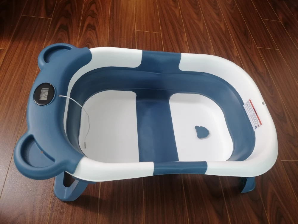 Baby Bath Tub with Thermometer and Support - photo 4