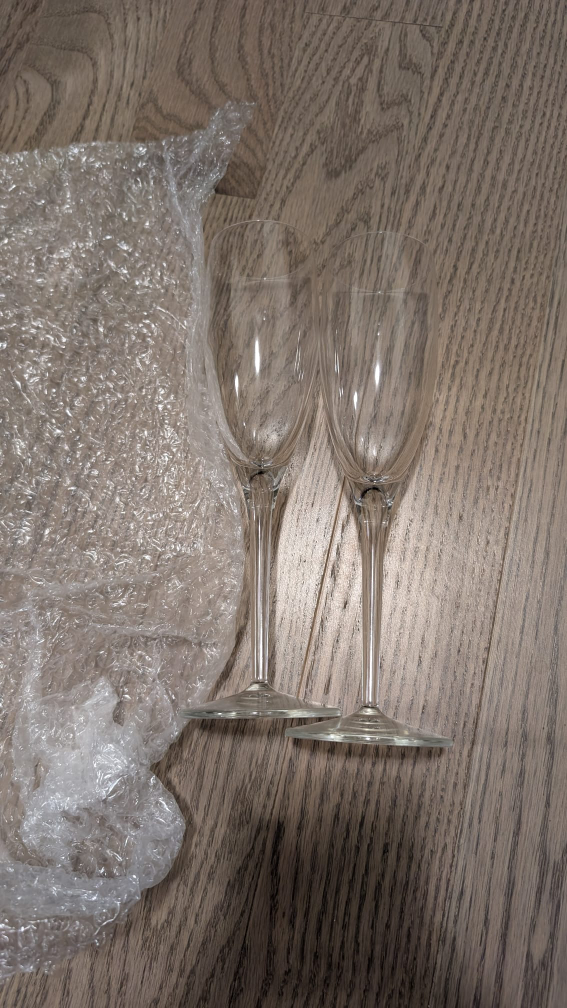 Set of 2 Champagne Flutes