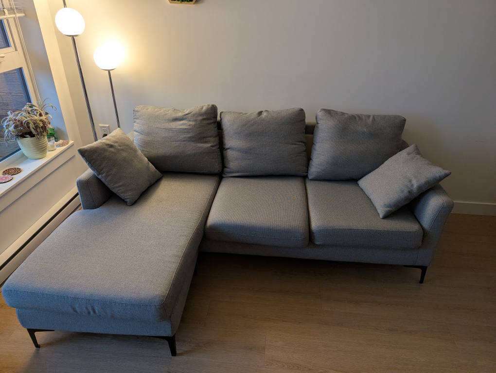 Grey Sectional Sofa - photo 3