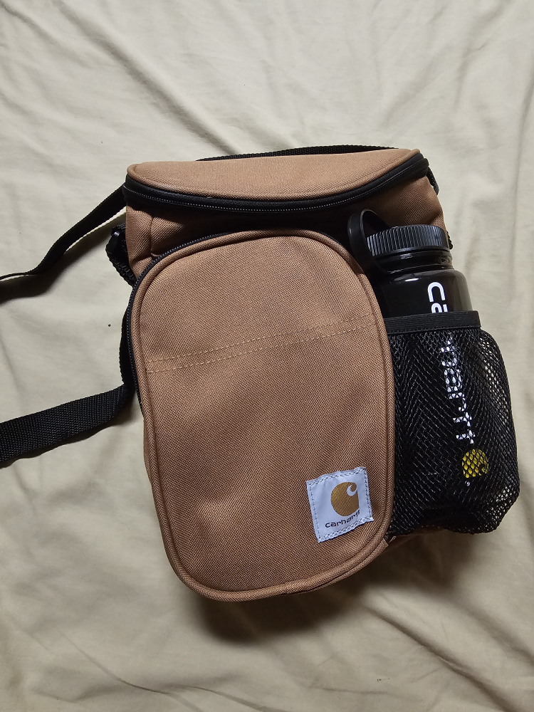 Carhartt insulated lunch bag + water bottle