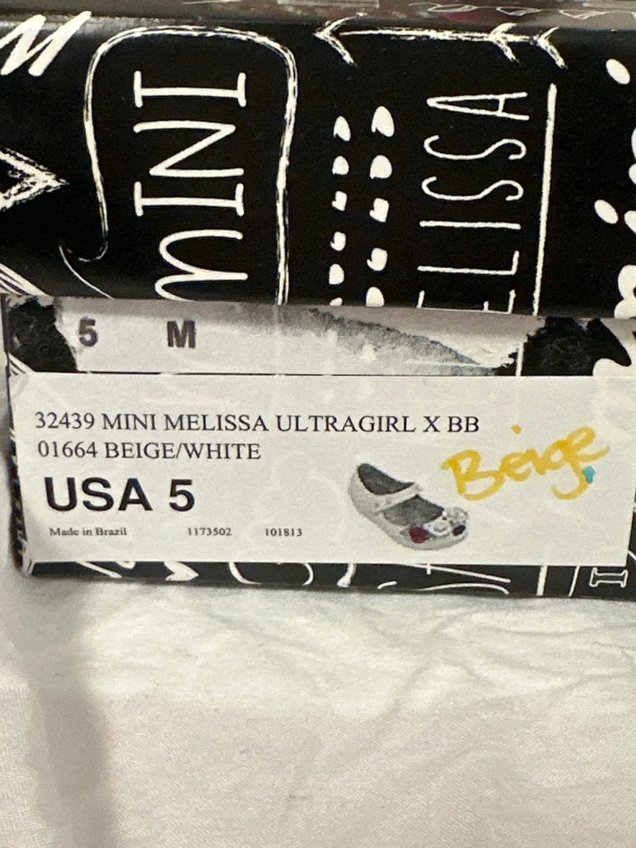 Mini Melissa Flower Shoes *NEW* - Toddler Size 5 image indicator(3)