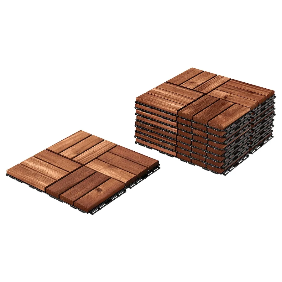 Teak Deck Tiles. Great for balcony! thumbnail