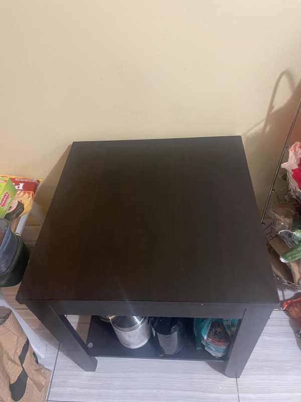 Small Black End Table