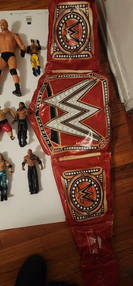 WWE Wrestling Figures and kids Championship Belts image indicator(2)