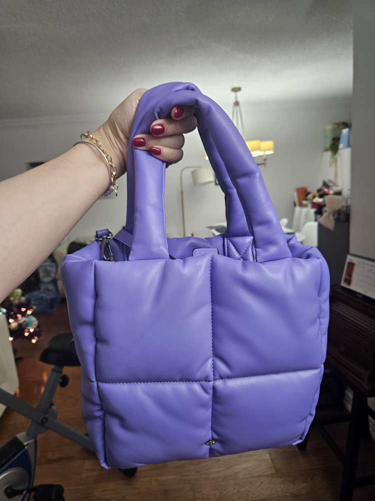 Purple Padded  Handbag - photo 4