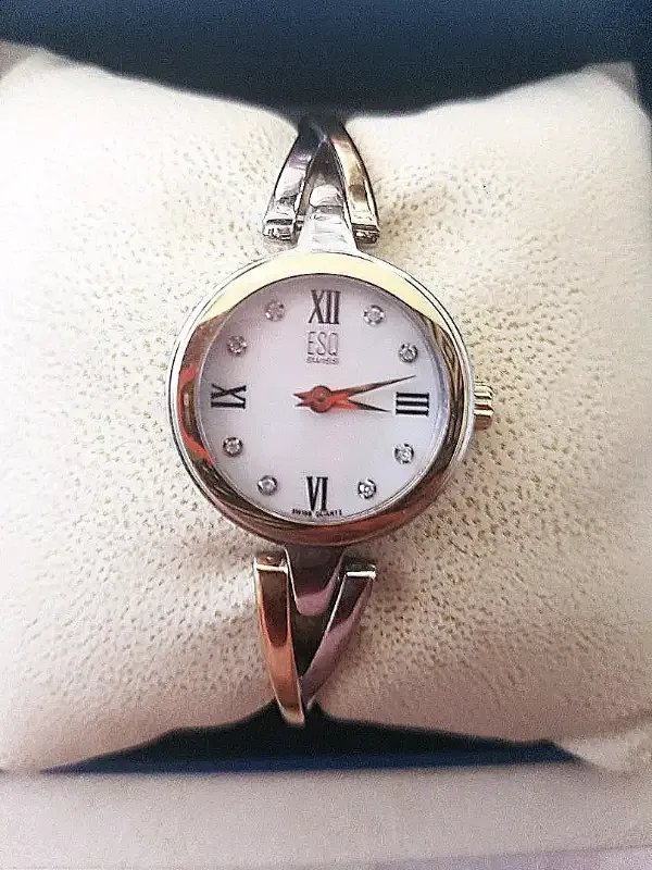 ESQ by Movado Women's Two-Tone Bangle Bracelet Watch image indicator(5)