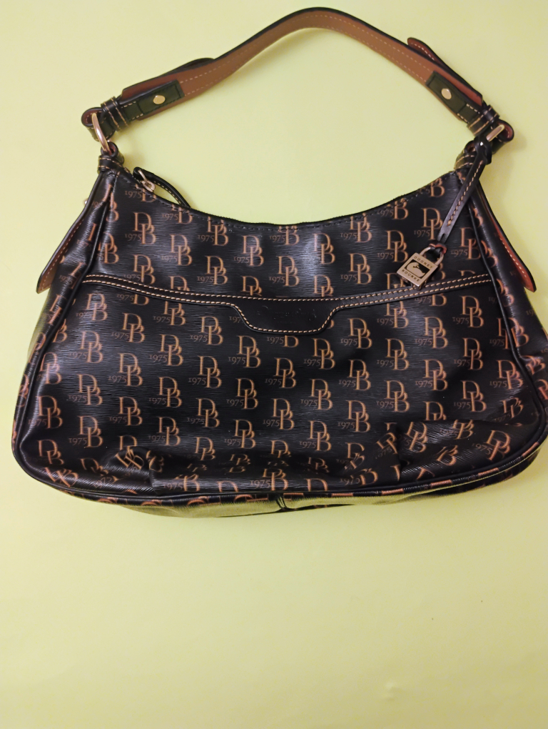 Dooney & Bourke Signature Brown Handbag