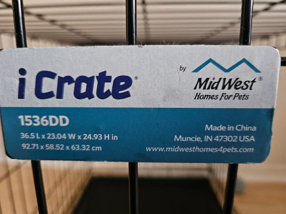 i Crate Dog Crate 36.5" x 23.04" x 24.93" image indicator(4)
