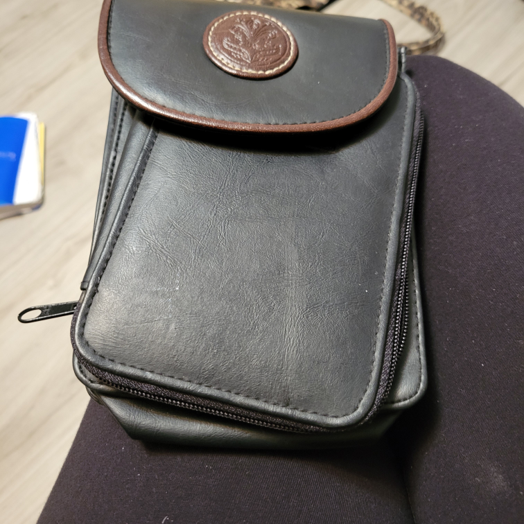 Black Leather Phone Case