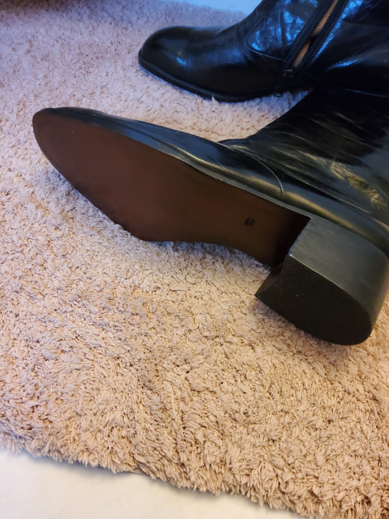Black Leather high cut men's shoes - photo 2
