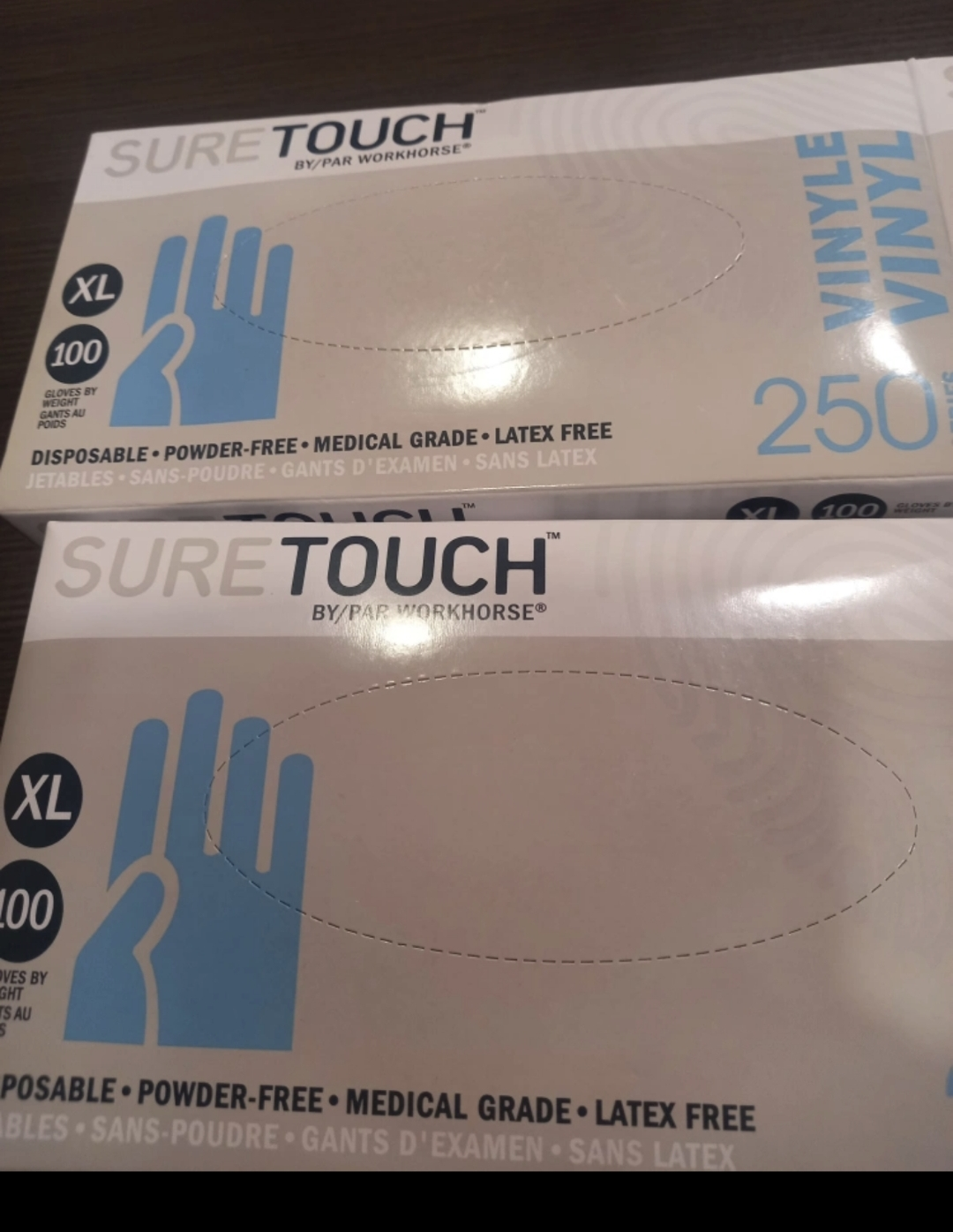 Suretouch vinyl Hand gloves #freecycle