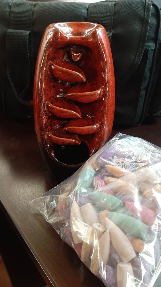Ceramic Incense Burner and Incense Cones
