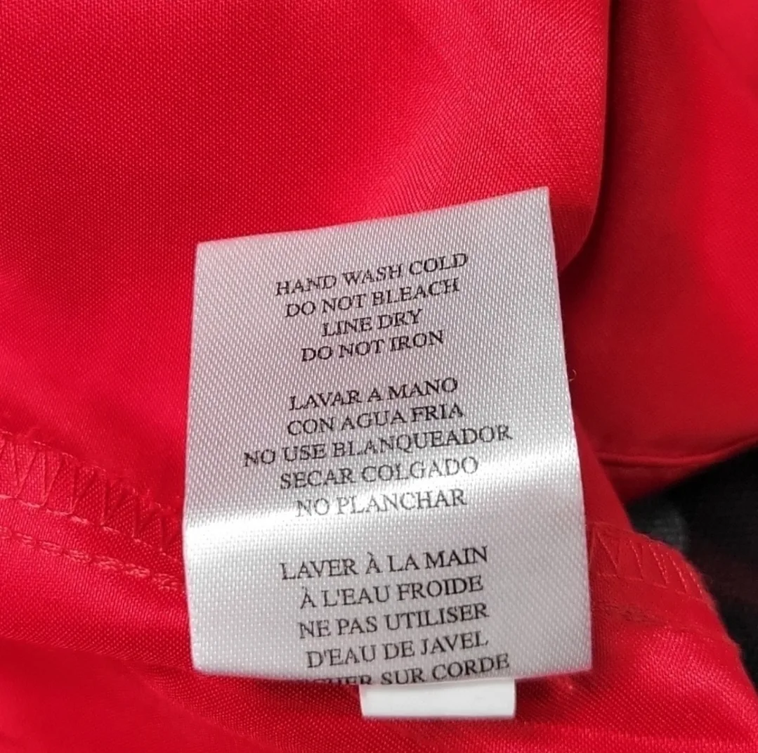 Red Dress w Black Velvet Polka-dots + Red Satin Roses Size 4 image indicator(6)