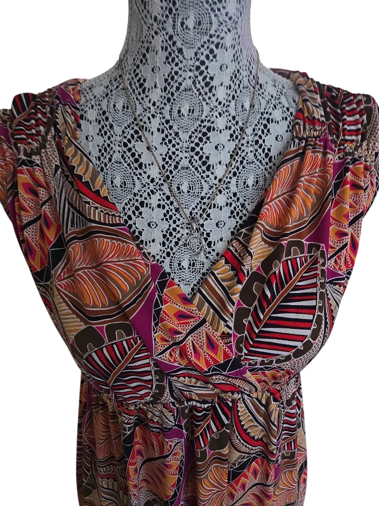 Tribal Maxi Dress Size M image indicator(3)