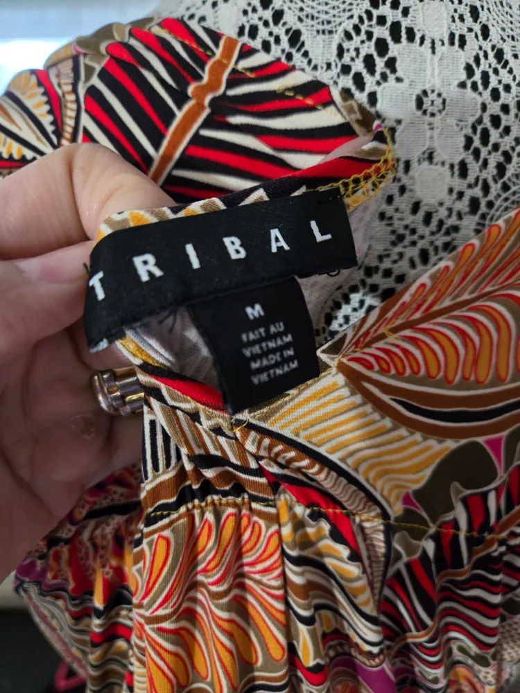 Tribal Maxi Dress Size M image indicator(4)