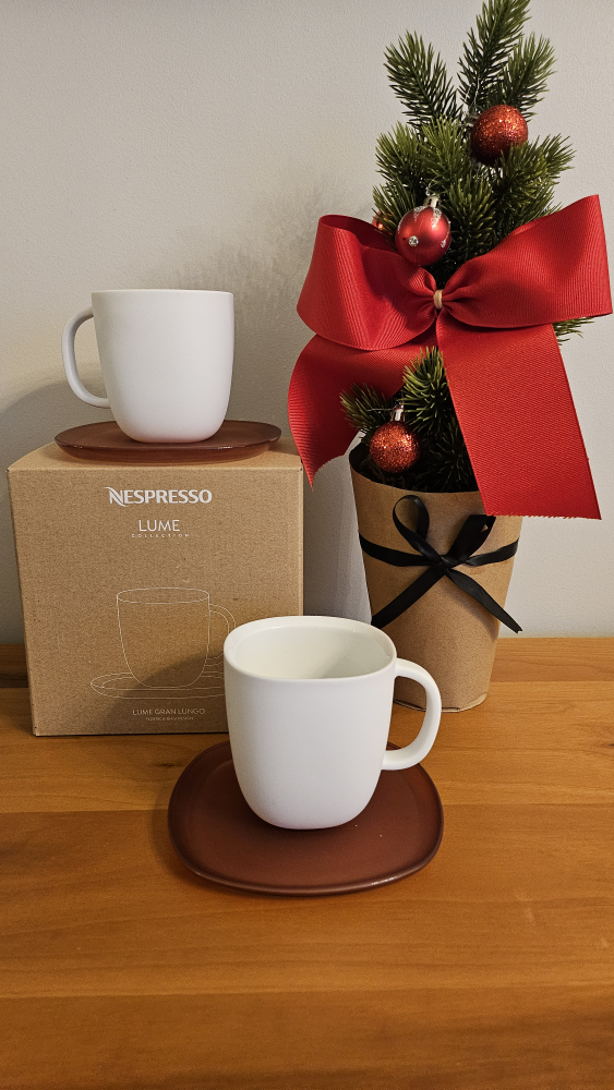 Nespresso Lume Collection Cups and Saucer