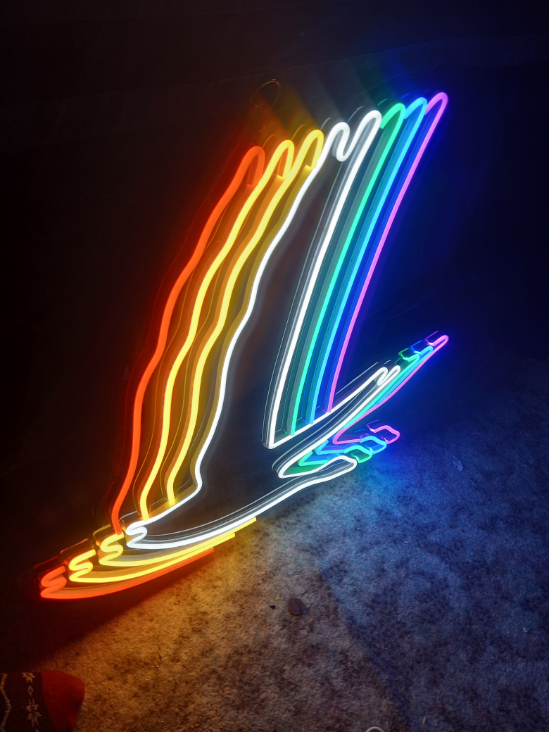 Grey Goose Vodka Rainbow LED Store Promo Sign 23x20x1