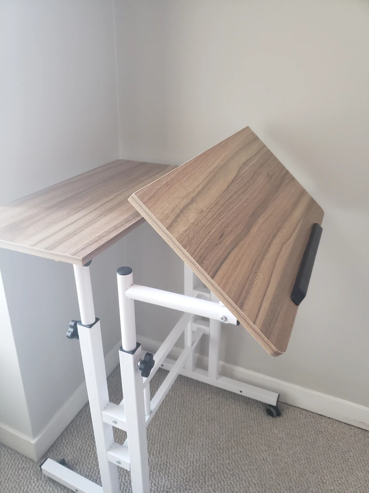 Mobile sit-stand small desk - photo 2
