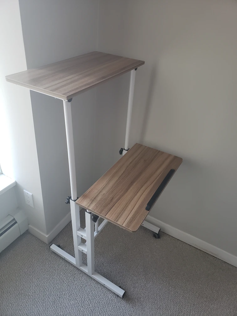 Mobile sit-stand small desk - photo 3