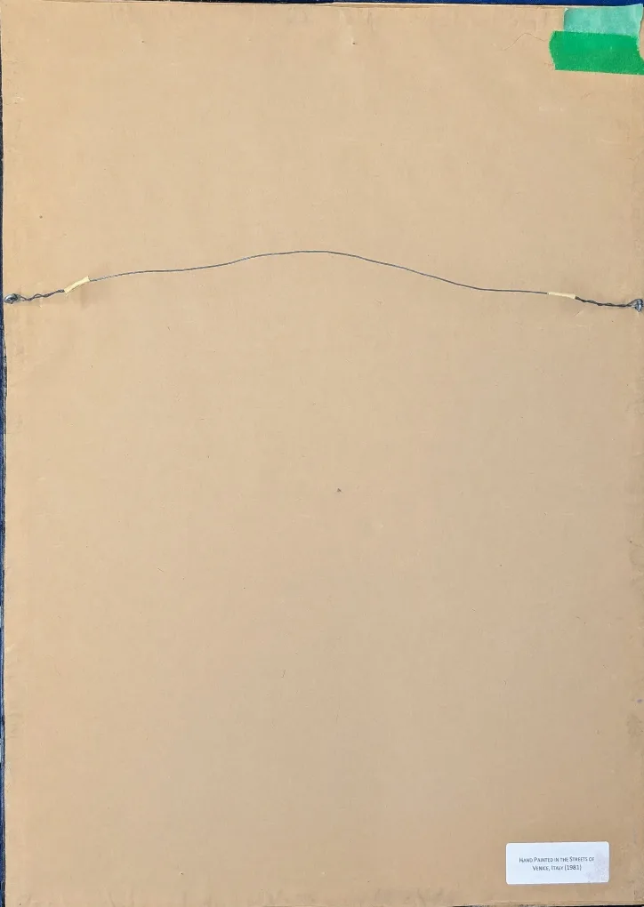 Vintage Framed Artwork of Gondola in Venice #ThriftyPicks image indicator(5)