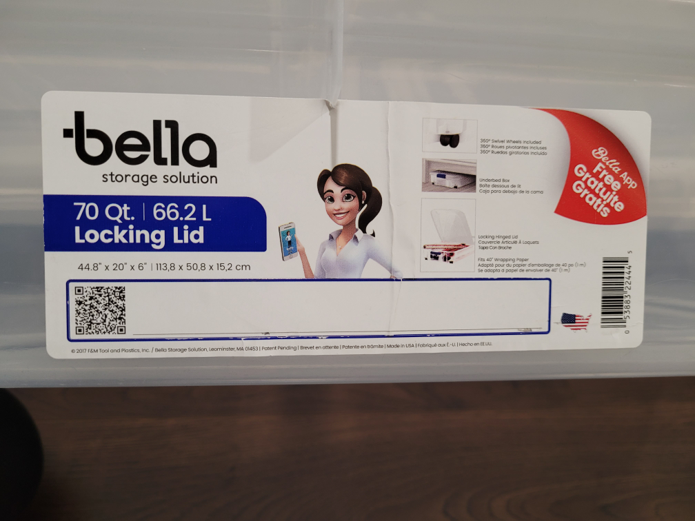 Bella Storage Bin with Locking Lid - photo 3