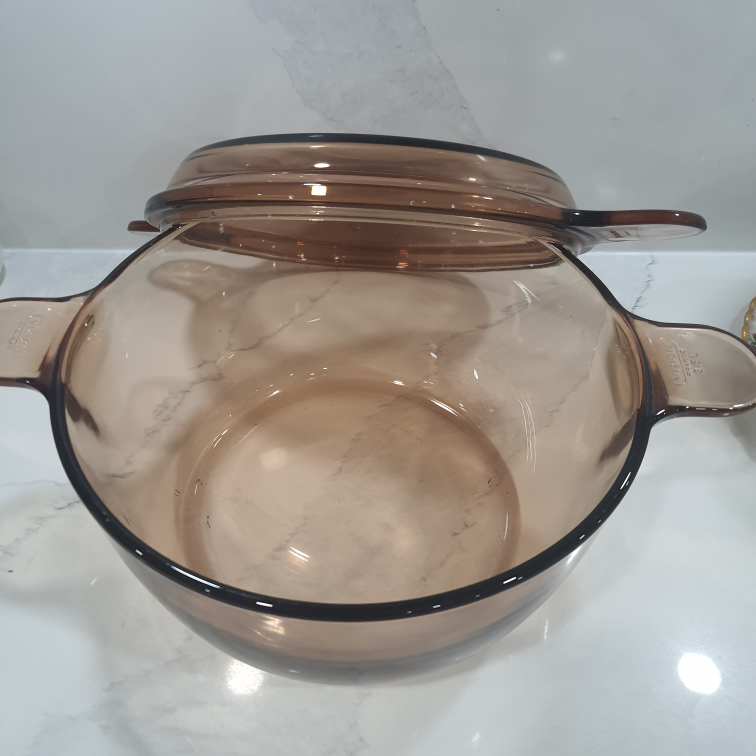 Vintage corning vision pot with lid - photo 3