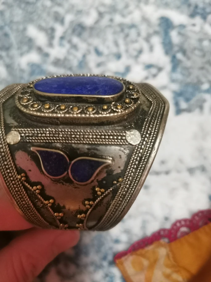 Silver Lapis Lazuli Bracelet - photo 4