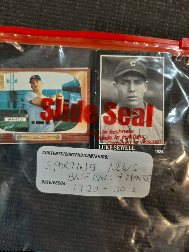 Sporting News Baseball Cards