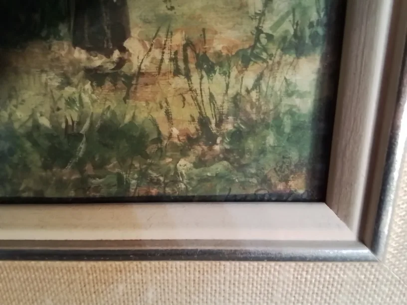 Framed Original Russian Watercolor Painting by Rozov 1966 image indicator(9)