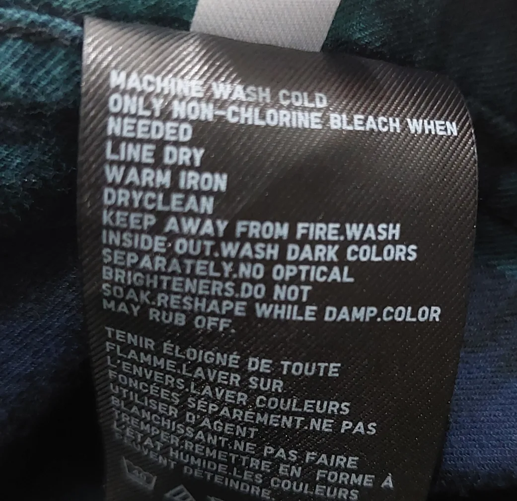 UNIQLO Green and Blue Plaid Button Up Shirt image indicator(6)