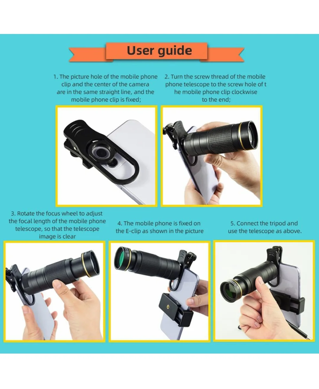 36x Telephoto Lens for Smartphone image indicator(4)