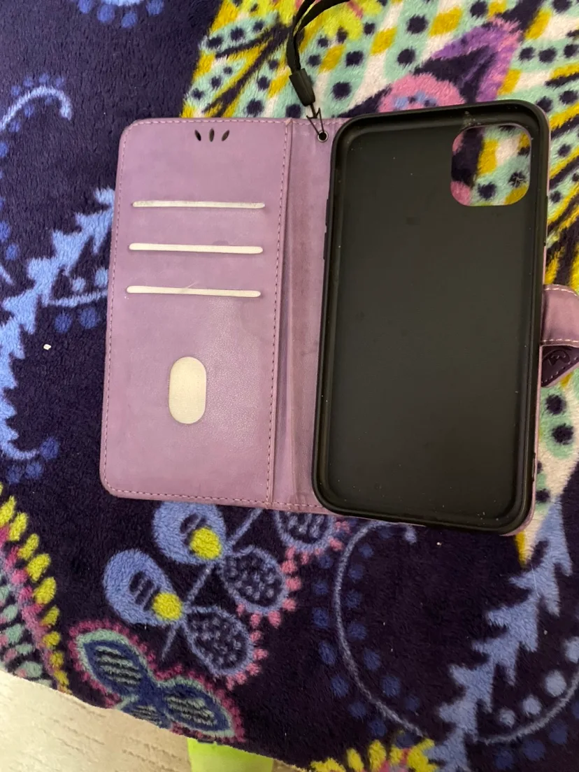 Purple Floral iPhone 11  Case image indicator(4)