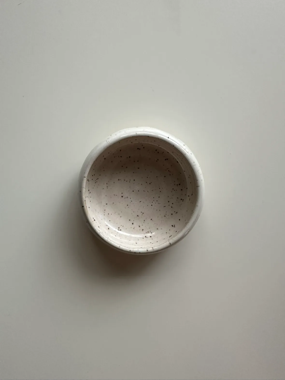 Local Handmade Tiny Shallow Ceramic Bowl (with hidden foot ring) image indicator(2)
