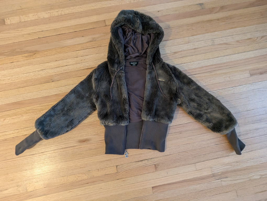 Faux Fur Hooded Jacket