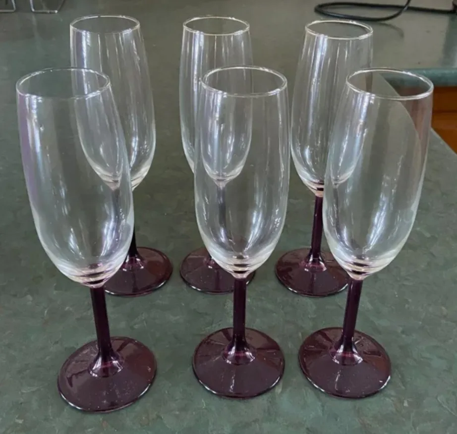 Maxwell & Williams Arcobaleno Flute Glasses Set of 6 image indicator(4)