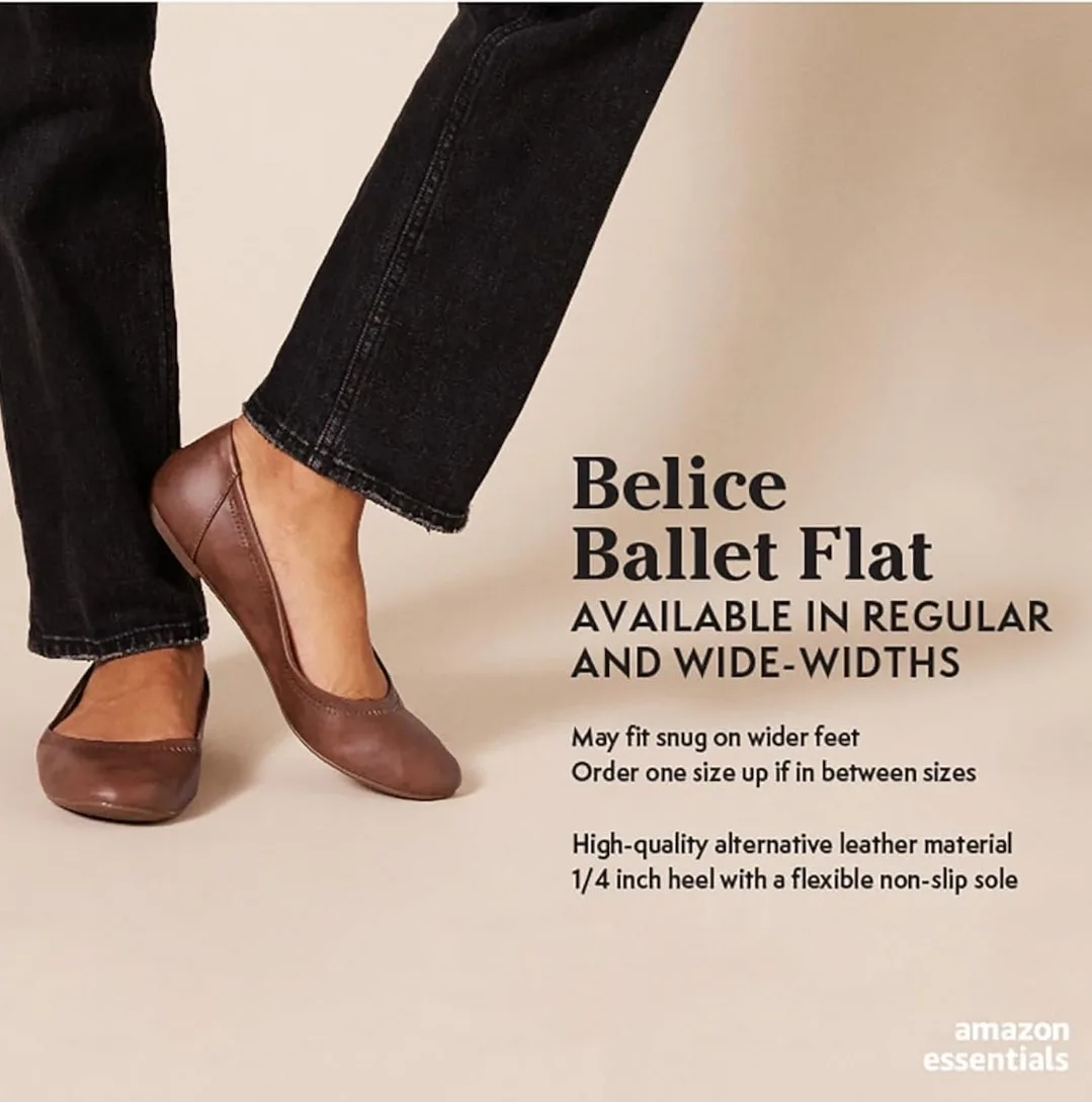 Amazon Essentials Womens Flats Ballet Flat image indicator(3)